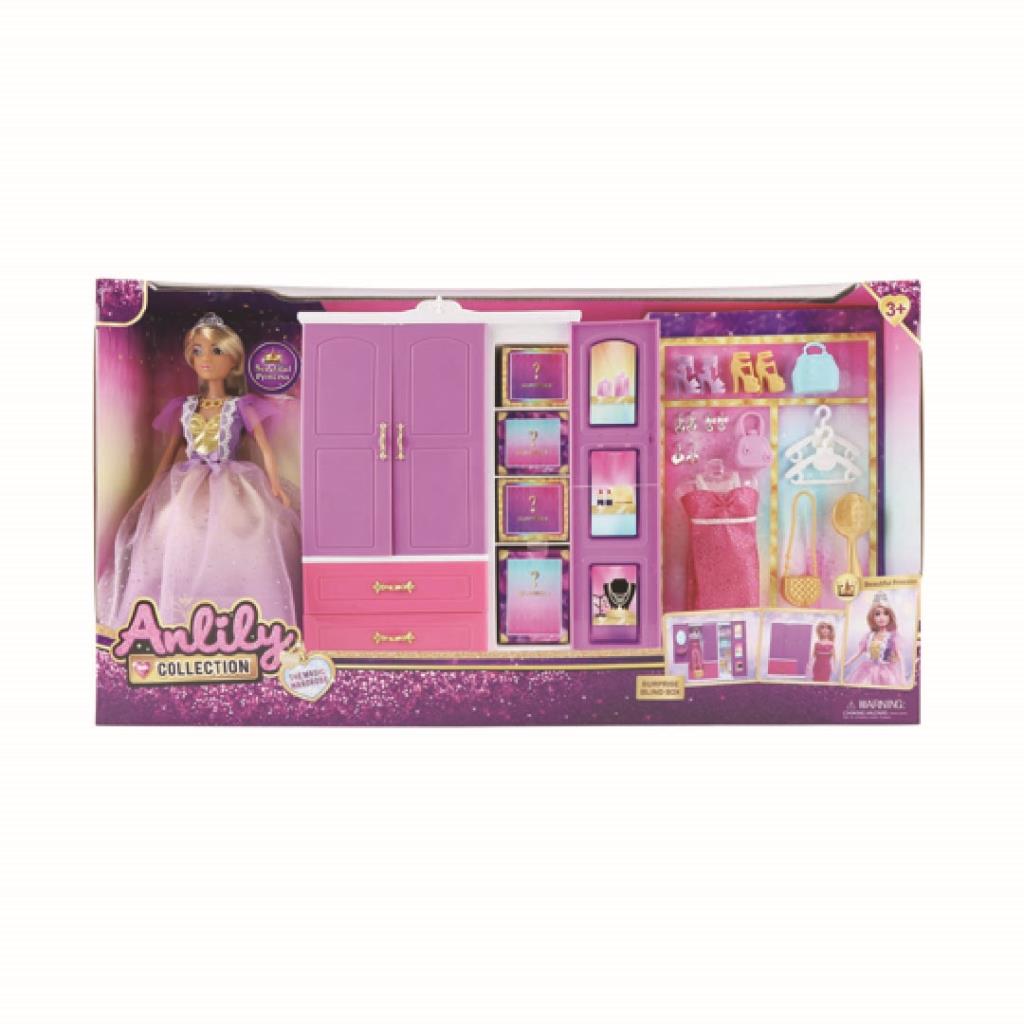 Anlily Princess Wardrobe Doll Playset with Accessories